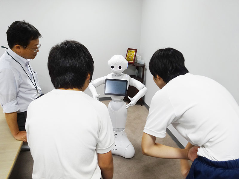 Pepperの仕事見学