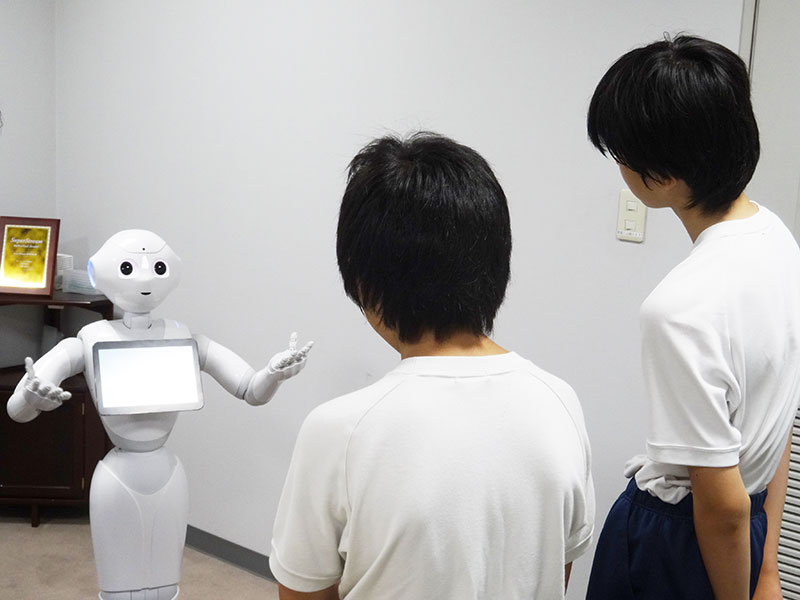 Pepperの仕事見学