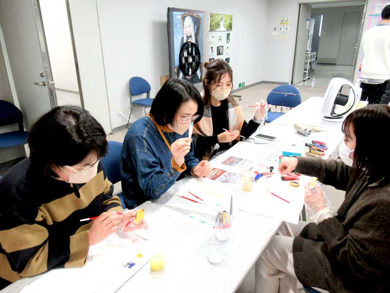 onagawa fishペイント体験
