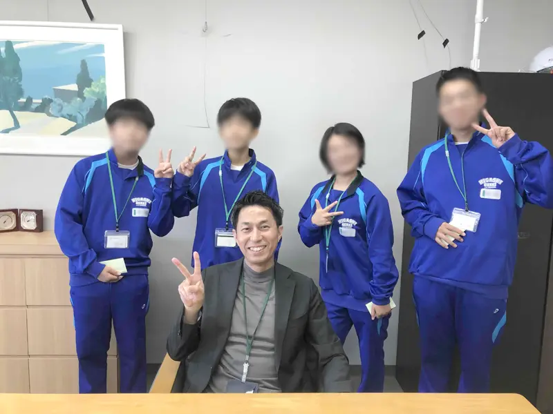 中学生による職場見学